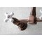 Kingston Brass KS124PXAC Heritage Two-Handle Wall Mount Bridge Kitchen Faucet, Copper KS124PXAC - alternate 4